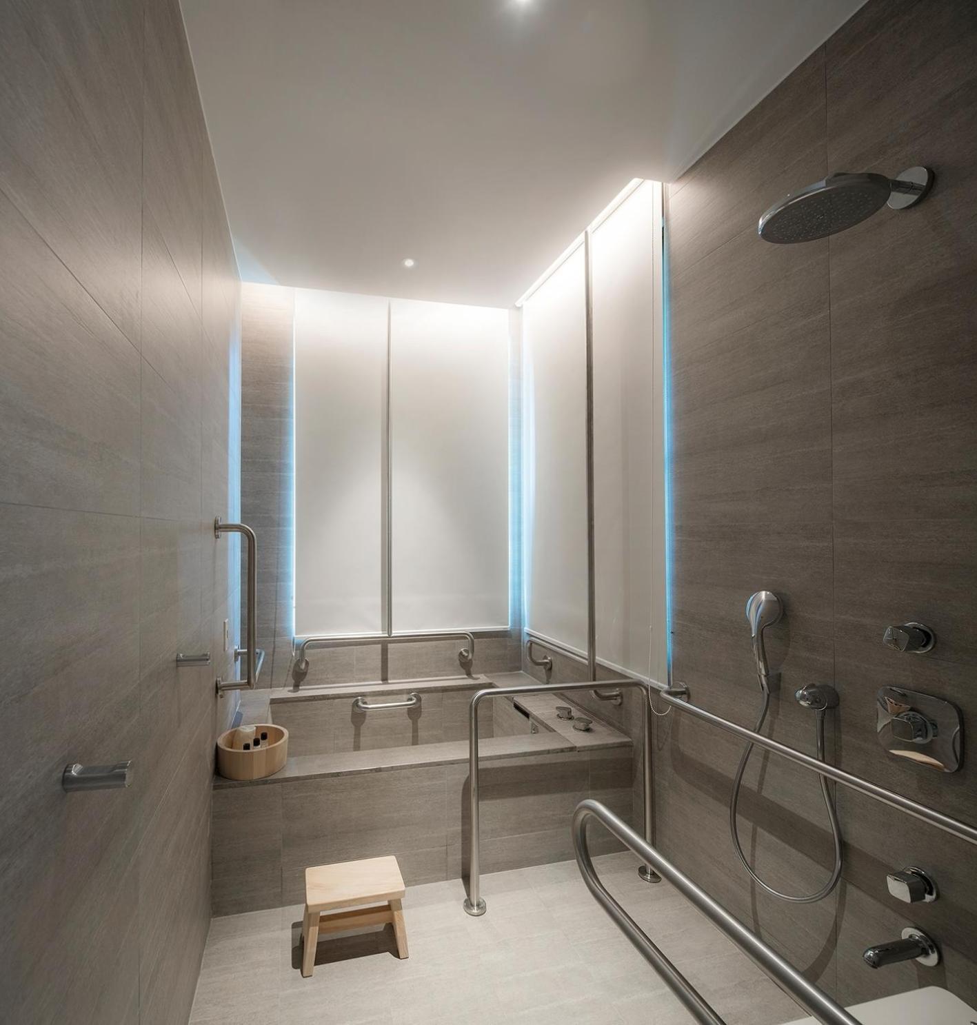 Mu Jiaoxi Hotel Zewnętrze zdjęcie A shower room